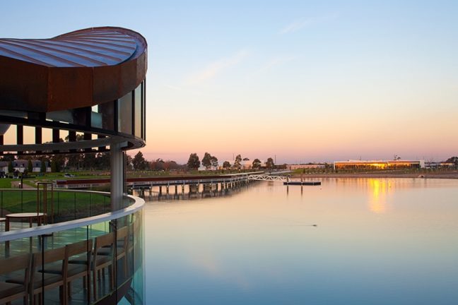 Bunurong Memorial Park - the Sanctuary at sunset